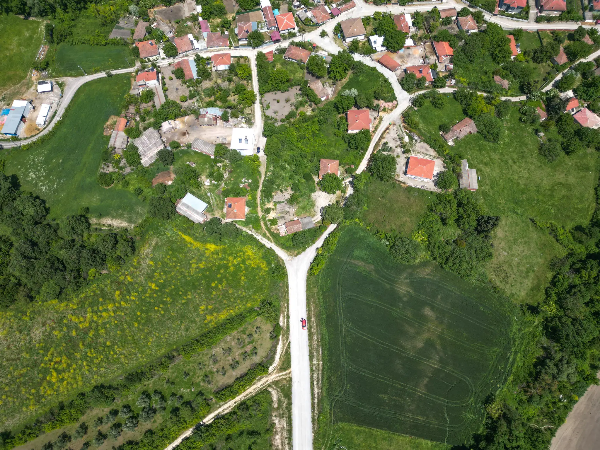 Susurluk Balıklıdere genel köy manzarası – kırsal atmosfer