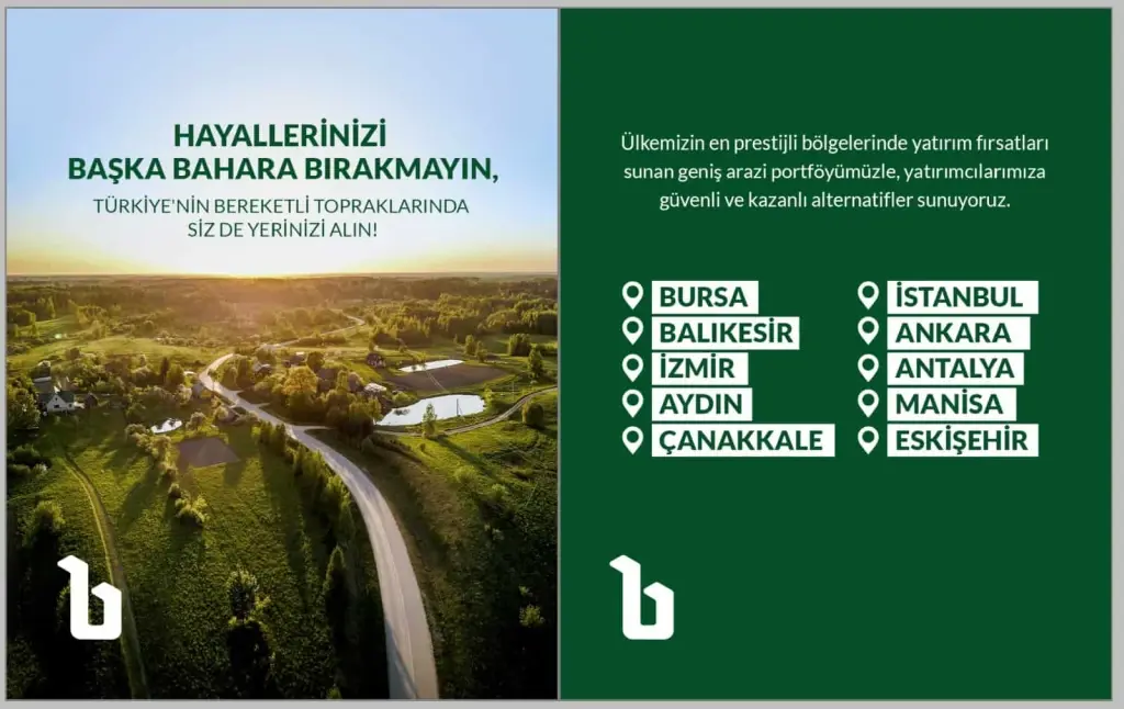 arsa yatırımı yapılacak iller