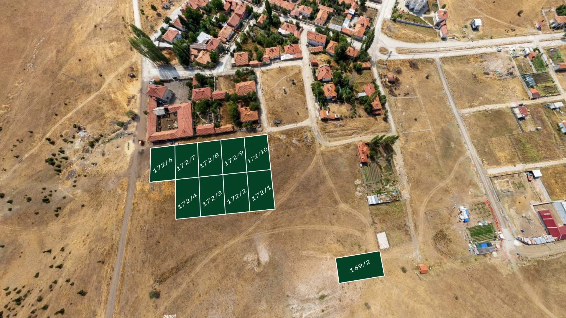 Seyitömer'i sadece bir arsa değil, gelecek nesillerin yaşayacağı bir merkez olarak gösteren drone görseli.