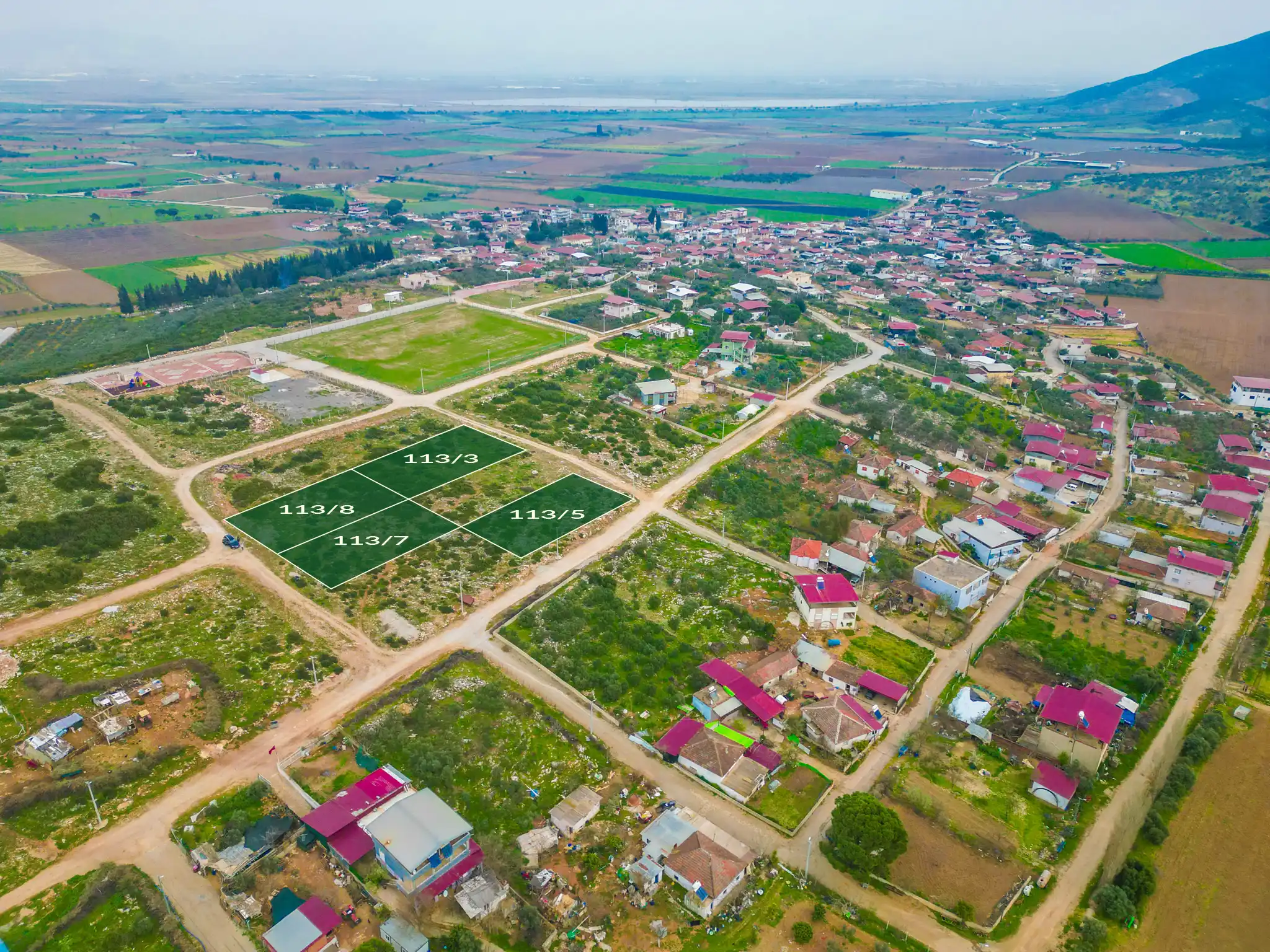 İzmir Torbalı Ahmetli bölgesinde müstakil tapulu satılık arsa alanı