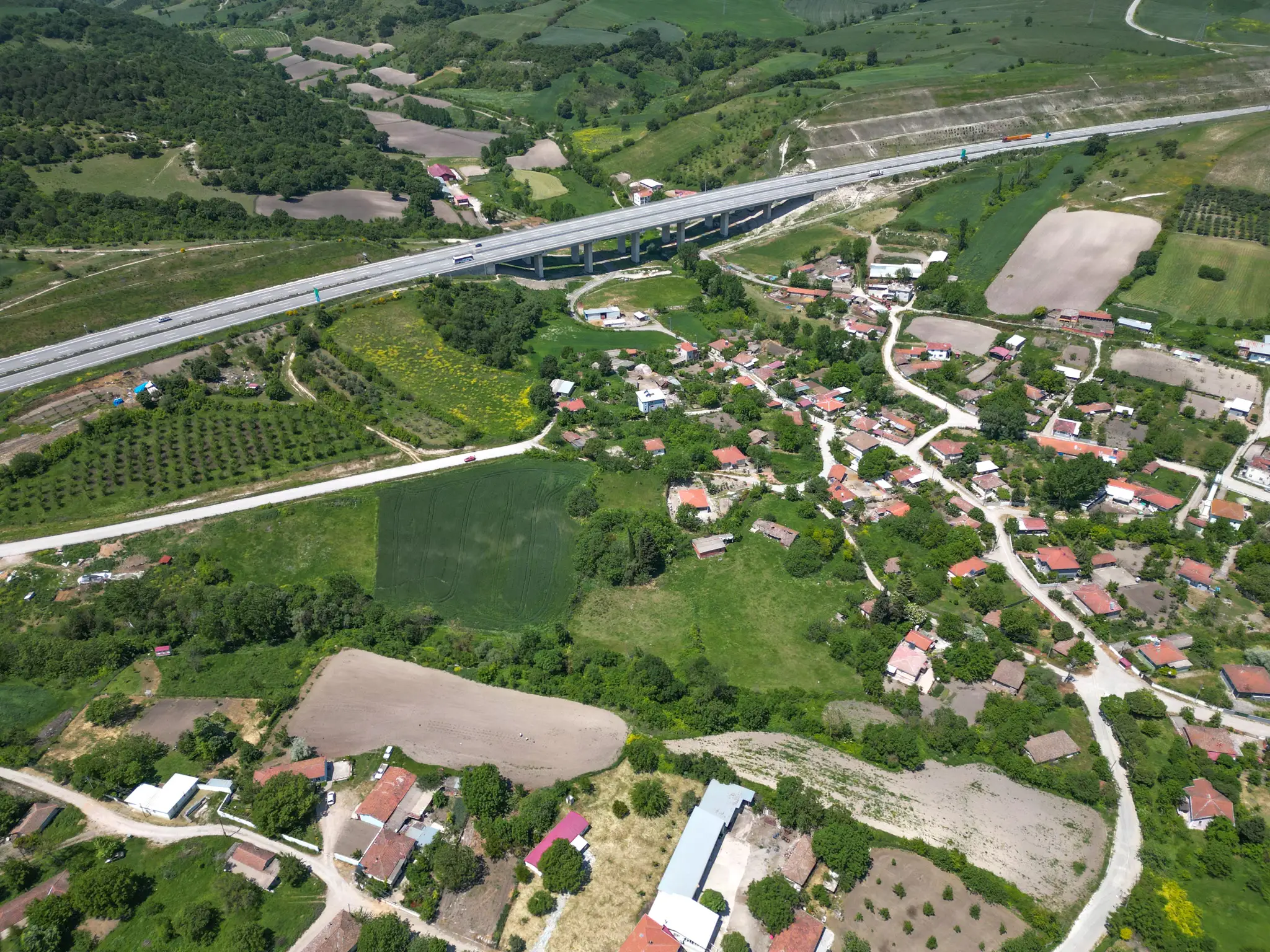 Balıklıdere'de hava şartlarına göre değişen doğa görüntüsü